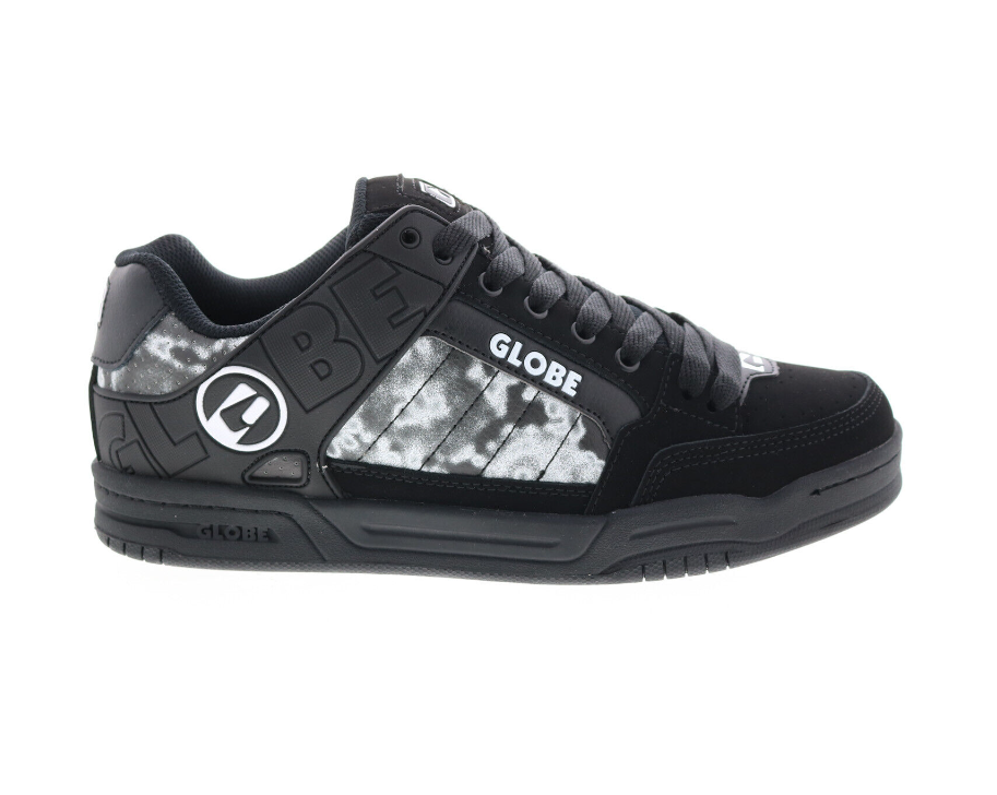 Globe Tilt GBTILT Mens Black Nubuck Lace Up Skate Inspired Sneakers Shoes