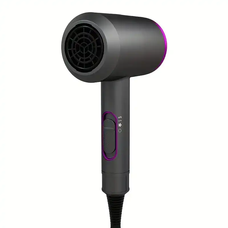 1800W Professional Hair Dryer With Diffuser Ionic Conditioning - Powerful, Fast Hairdryer Blow Dryer, AC Motor Heat Hot And Cold Wind Constant Temperature Hair Care Without Damaging Hair