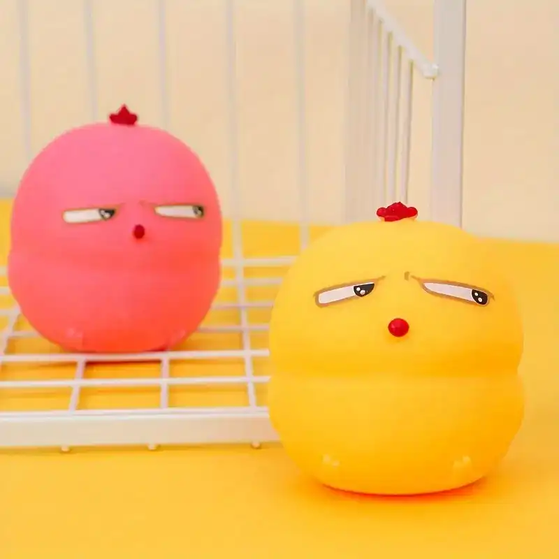 1pc Toys Student Stress Relief, Cartoon Rebound Toys